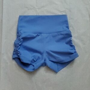WERK Dancewear Blue Scrunch Shorts